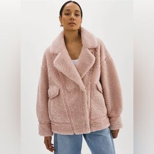 NEW LAMARQUE Badu Faux Shearling Jacket